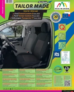 Kegel Bilklädsel Förarsidan Ford Transit Custom II 2024->