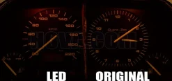 Lampa LED B8.5D SMD Orange