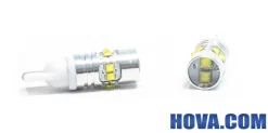 Lampor LED Cree 50W T10 W5W Wedge