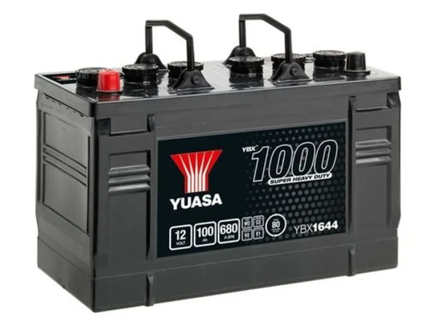 Lastbilsbatteri Yuasa YBX1644 12V 100Ah 680A