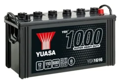 Lastbilsbatteri Yuasa YBX1616 12V 110Ah 680A