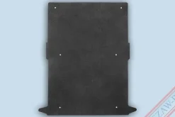 Lastrumsmatta Svart Fiat Doblo MK2 Cargo 2009-, Opel Combo D 2011- 2018