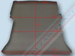 Lastrumsmatta Svart Ford Transit Connect 2002-2013