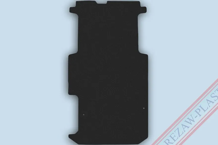 Lastrumsmatta Svart Nissan Primastar, Opel Vivaro, Renault Trafic 2001-2014