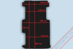 Lastrumsmatta Svart Opel Vivaro MK2 2014-2019, Renault Trafic 2014-><noscript><img width=