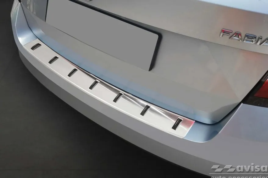 Lastskydd Hybrid Rostfri Metall Skoda Fabia III Kombi 2014-2018