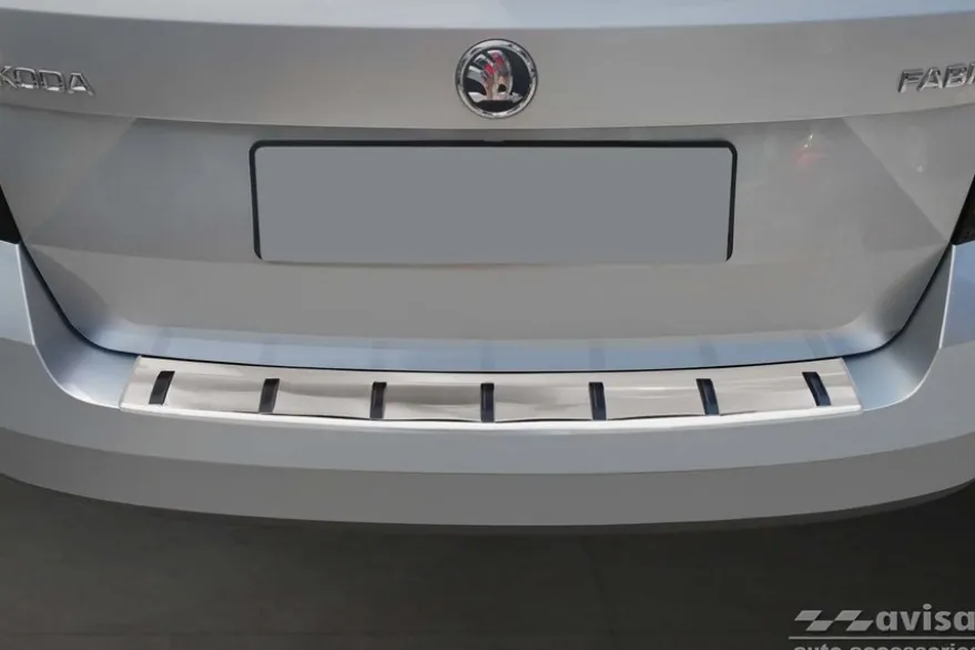 Lastskydd Hybrid Rostfri Metall Skoda Fabia III Kombi 2014-2018