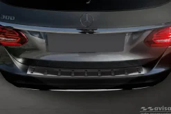 Lastskydd Hybrid Rostfri Svart metall Mercedes C-Klass S205 2014-2021