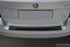 Lastskydd Hybrid Rostfri Svart Metall Skoda Fabia III Kombi 2014-2018