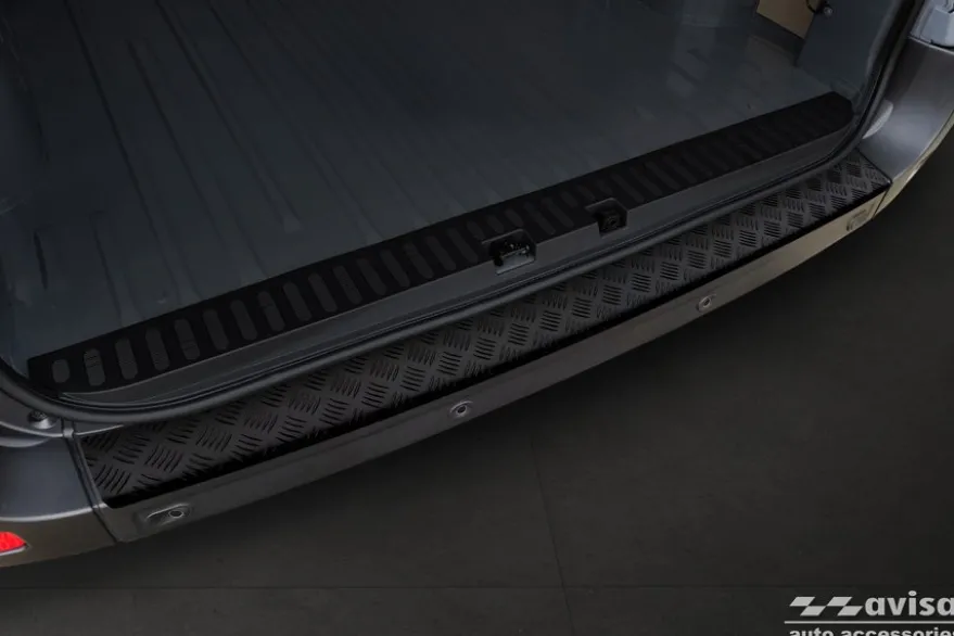 Lastskydd Mattsvart Aluminium Durkplåt Opel Movano 2010->