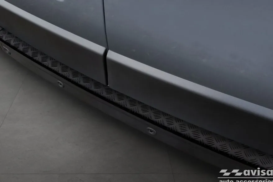 Lastskydd Mattsvart Aluminium Durkplåt Opel Movano 2010->