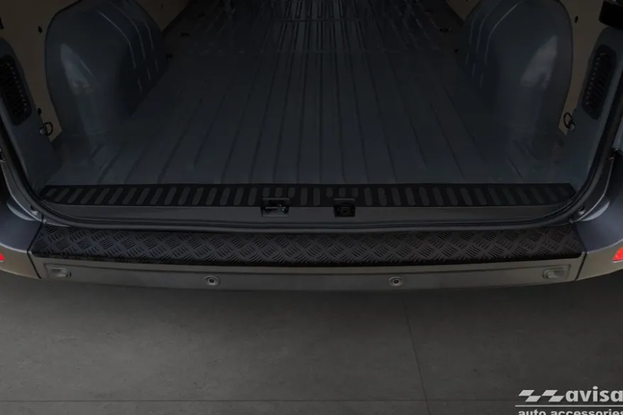 Lastskydd Mattsvart Aluminium Durkplåt Opel Movano 2010->