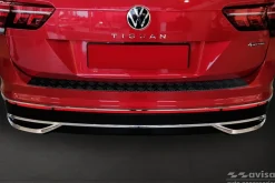 Lastskydd Mattsvart Aluminium Durkplåt till VW Tiguan II 2015-2024