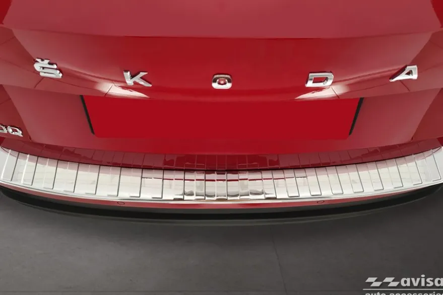 Lastskydd Rostfri Blank Metall Skoda Karoq 2022->