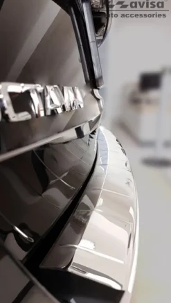 Lastskydd Rostfri Blank Metall Skoda Octavia IV Kombi 2020-><noscript><img width=