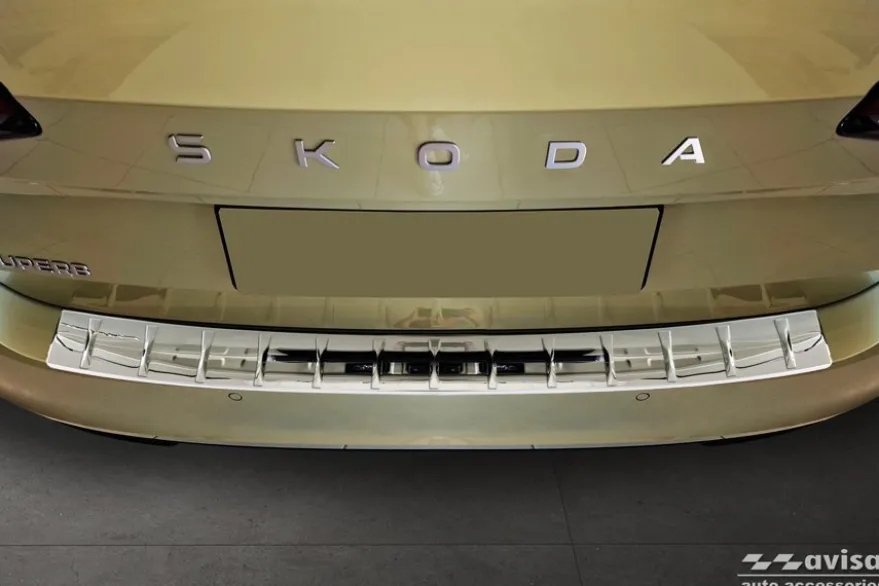 Lastskydd Rostfri Blank Metall Skoda Superb IV Kombi 2024->