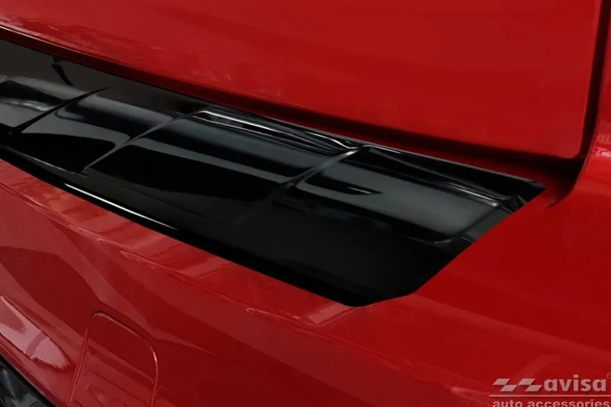 Lastskydd Rostfri Blank Svart Ford Kuga III 2019->