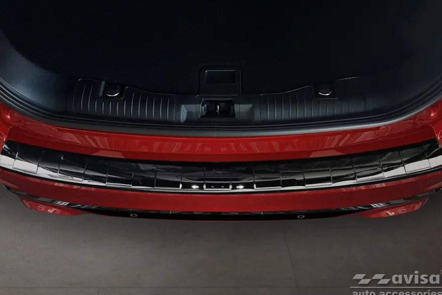 Lastskydd Rostfri Blank Svart Ford Kuga III 2019->