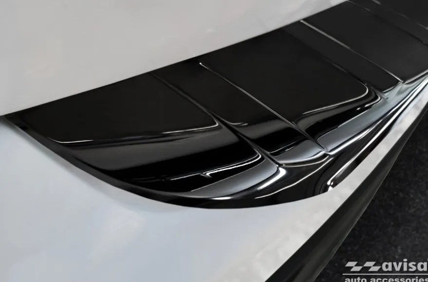 Lastskydd Rostfri Blank Svart Mercedes GLB X247 2019-2025