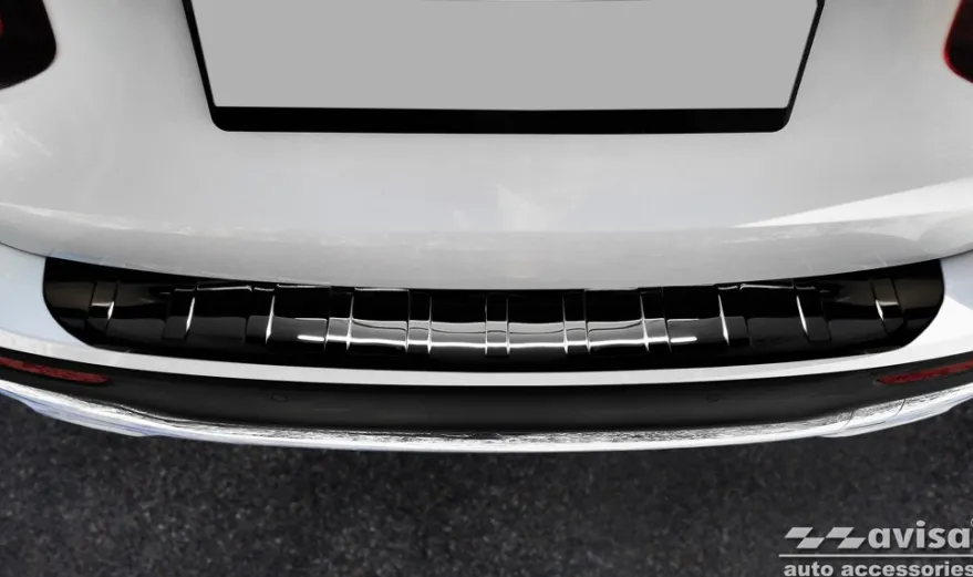 Lastskydd Rostfri Blank Svart Mercedes GLB X247 2019-2025