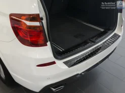 Lastskydd Rostfri Blank Svart Metall Bmw X3 F25 2014-2017