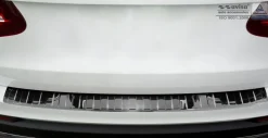 Lastskydd Rostfri Blank Svart Metall Mercedes GLC 2015-><noscript><img width=