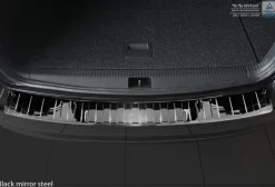 Lastskydd Rostfri Blank Svart Metall Skoda Octavia III 5E Kombi 2017-2020