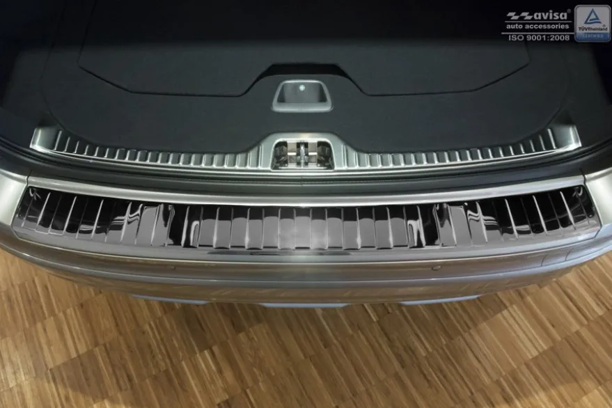 Lastskydd Rostfri Blank Svart Metall Volvo XC60 2013-2017