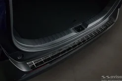 Lastskydd Rostfri Blank Svart Toyota Rav4 V 2018-><noscript><img width=