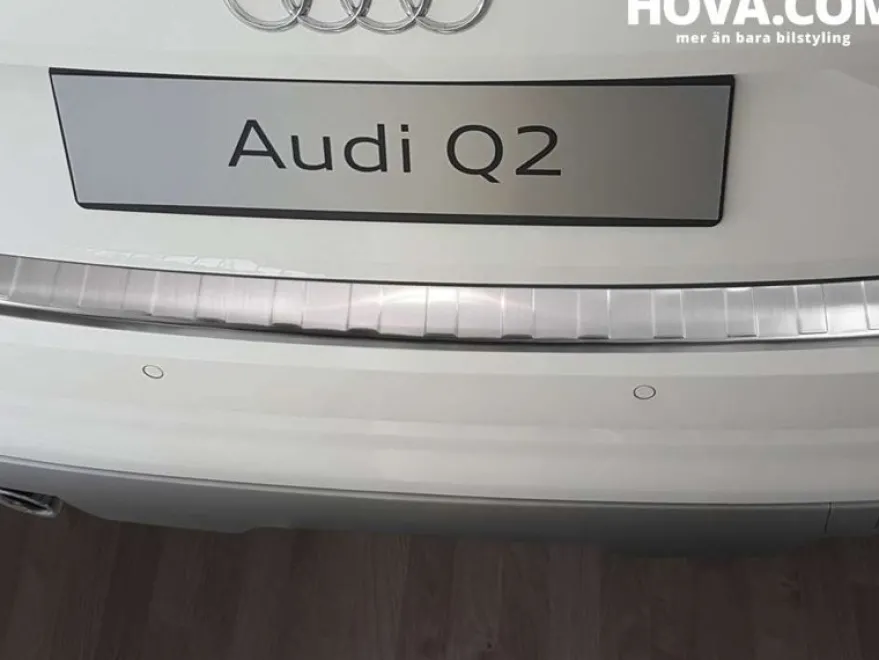 Lastskydd Rostfri Borstad Metall Audi Q2 7.2016-2020 Innan Facelift