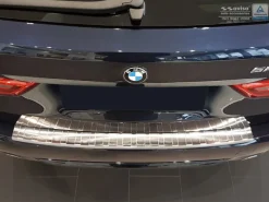 Lastskydd Rostfri Borstad Metall BMW G31 Touring 5-Serien 2017-2020