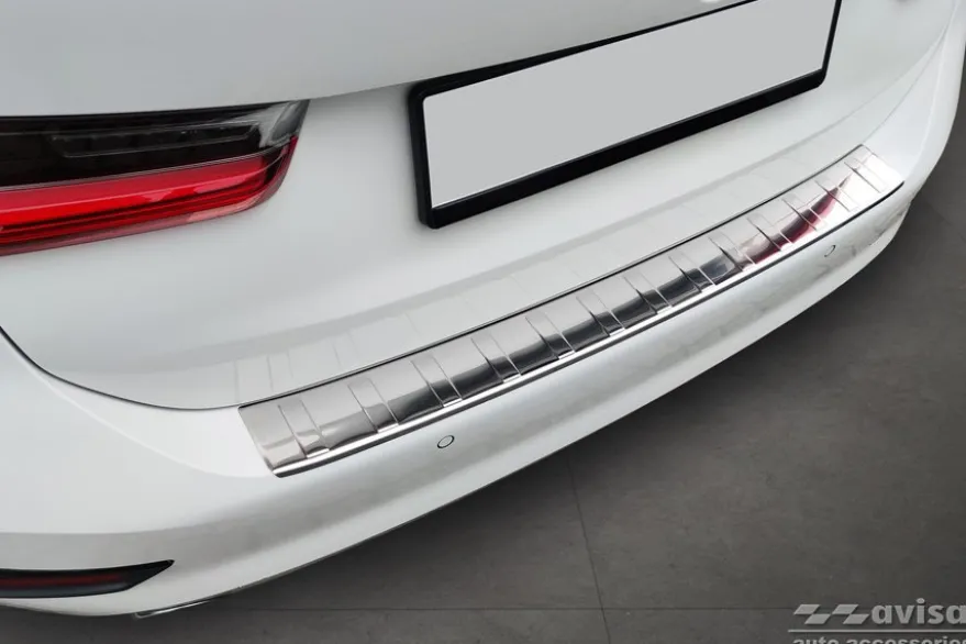 Lastskydd Rostfri Borstad Metall Bmw 3-Serie G21 2018-2022