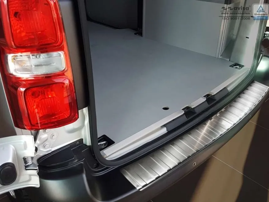 Lastskydd Rostfri Borstad Metall Citroen Jumpy 2016->