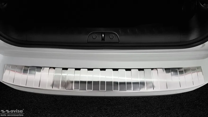 Lastskydd Rostfri Borstad Metall Fiat 500 L Facelift 2017->