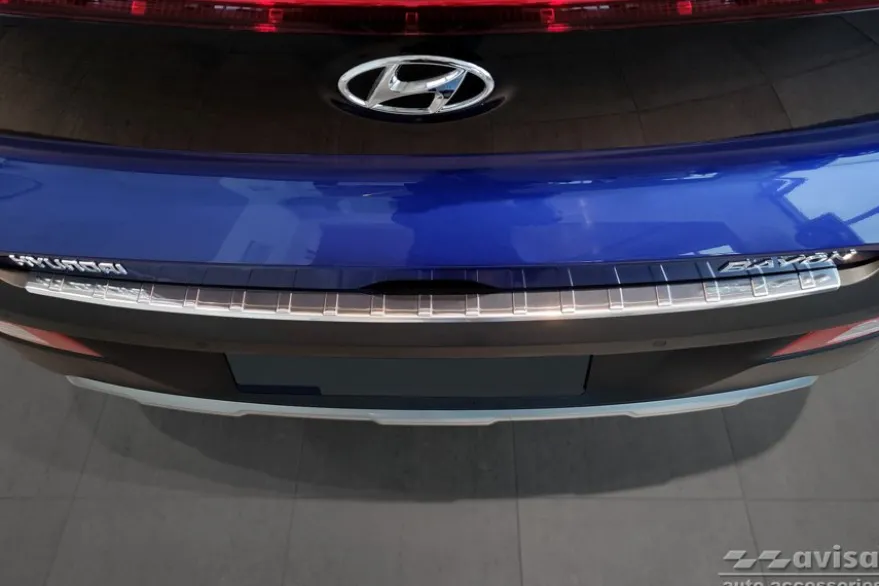 Lastskydd Rostfri Borstad Metall Hyundai Bayon 2021->