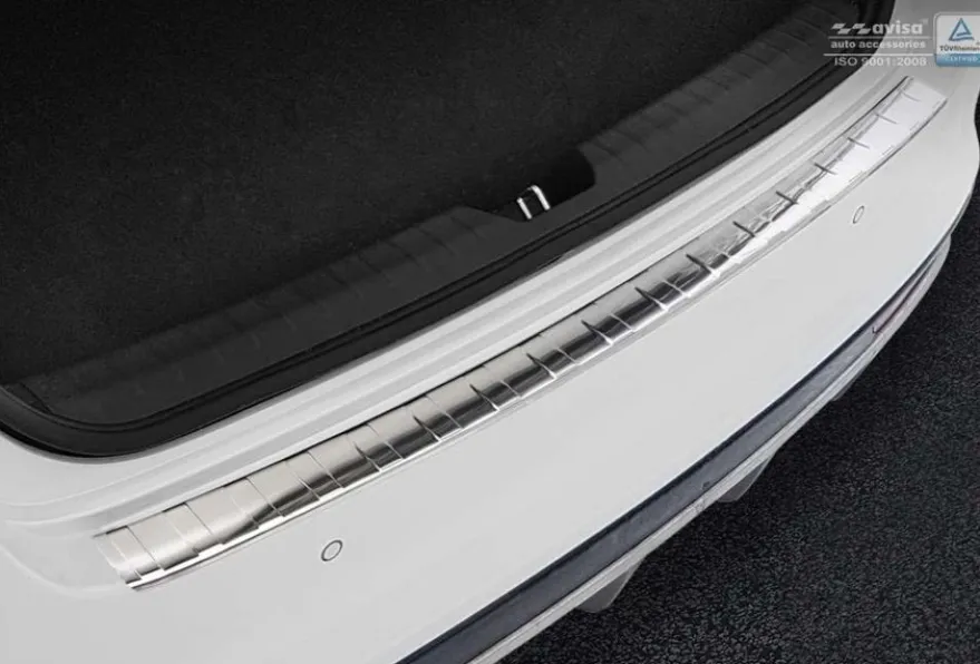 Lastskydd Rostfri Borstad Metall Kia Optima IV Sedan 2015->