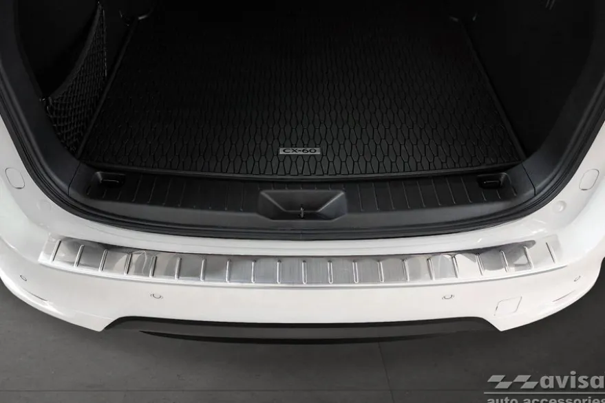 Lastskydd Rostfri Borstad Metall Mazda CX-60 2022->