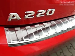 Lastskydd Rostfri Borstad Metall Mercedes A-Klass W177 2018-2023