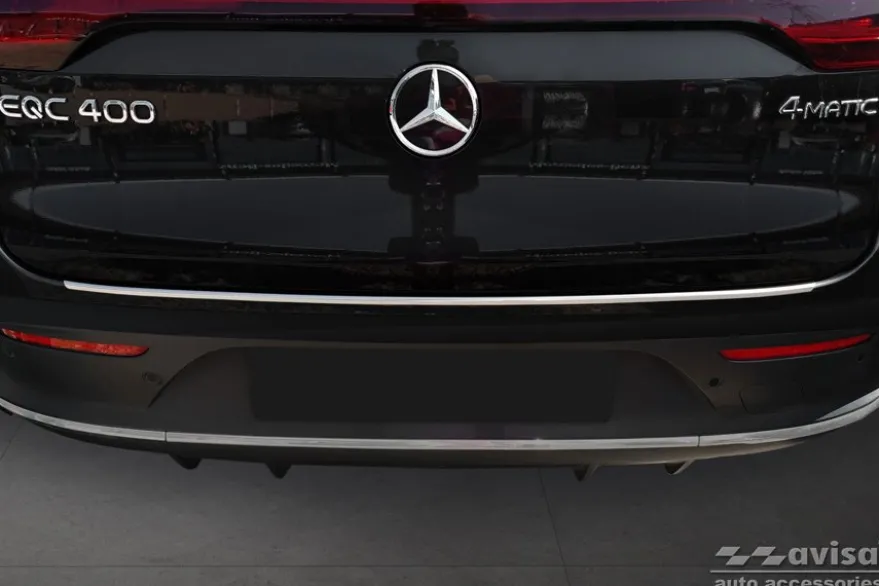 Lastskydd Rostfri Borstad Metall Mercedes EQC N293 2019->