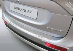 Lastskydd Rostfri Borstad Metall Mitsubishi Outlander MK3 9.2012-2015