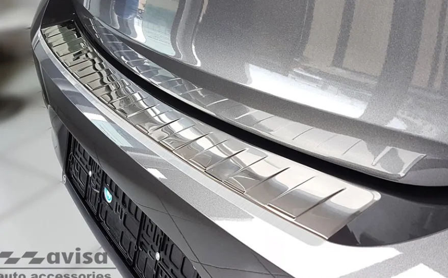 Lastskydd Rostfri Borstad Metall Opel Corsa F Hatchback 2019->