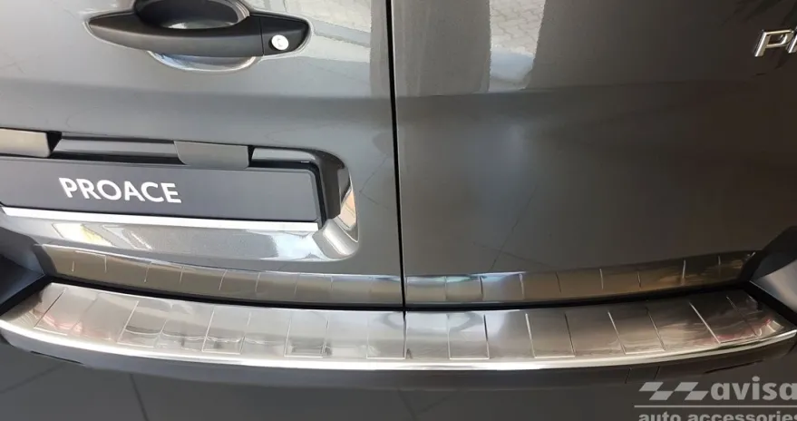 Lastskydd Rostfri Borstad Metall Opel Zafira Life 2019->