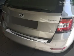 Lastskydd Rostfri Borstad Metall Skoda Fabia III Combi 2018->