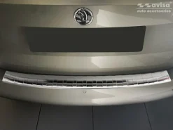 Lastskydd Rostfri Borstad Metall Skoda Fabia III Combi 2018->
