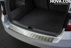 Lastskydd Rostfri Borstad Metall Skoda Fabia III Kombi