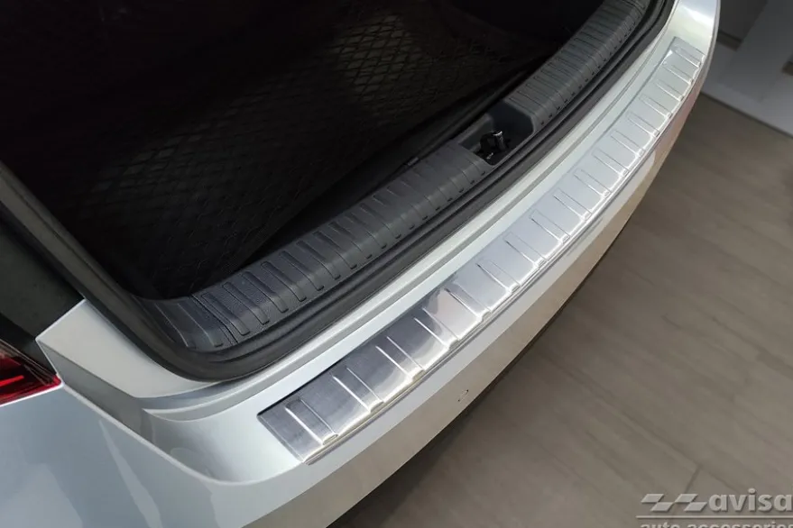 Lastskydd Rostfri Borstad Metall Skoda Fabia IV Hatchback 2021->
