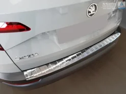 Lastskydd Rostfri Borstad Metall Skoda Karoq 2017-2022