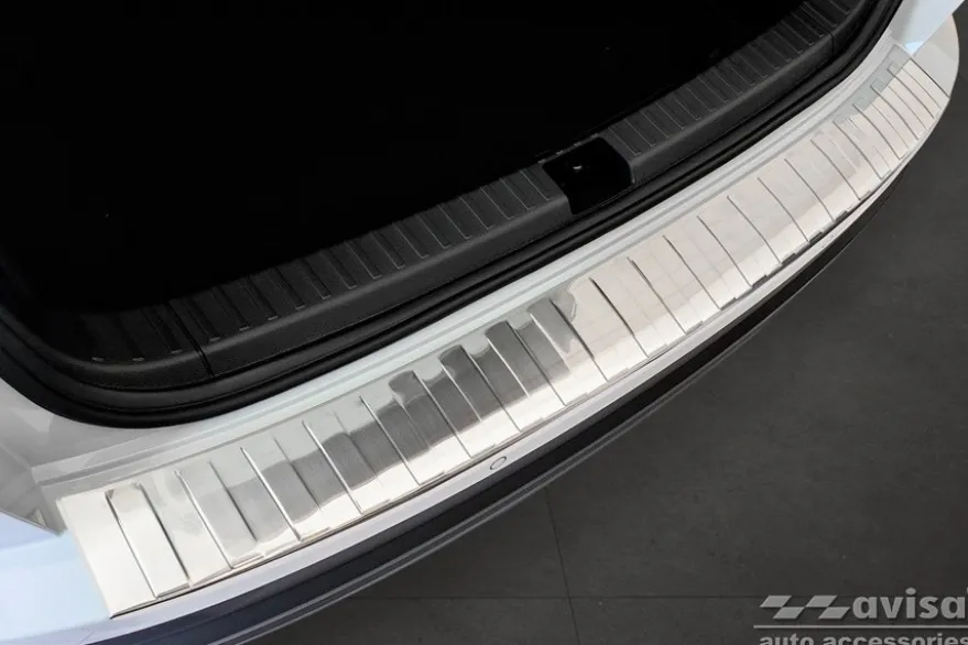 Lastskydd Rostfri Borstad Metall Skoda Karoq Facelift 2022->