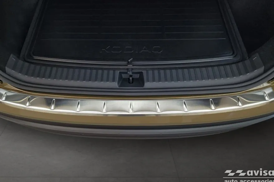 Lastskydd Rostfri Borstad metall Skoda Kodiaq II 2024->