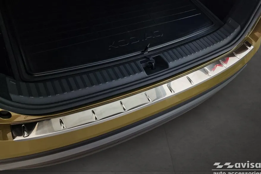 Lastskydd Rostfri Borstad metall Skoda Kodiaq II 2024->